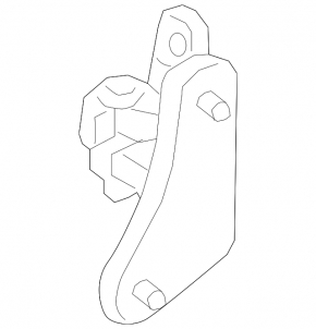 Upper door hinge front right Mercedes GLA 14-20
