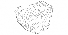 Volvo S60 11-18 5-pin front left door lock