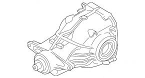 Rear differential gearbox BMW 5 F10 12-16 2.0T 3.23