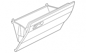 Glove box, glove compartment VW Atlas 18- gray
