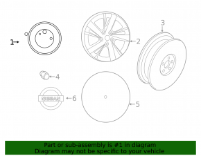Iron disk R16 Nissan Altima 19-19