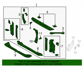 TV panel radiator Subaru Impreza 17- GK