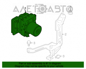 ABS Suzuki Kizashi 10-15 manual transmission FWD