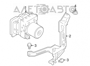 ABS Suzuki Kizashi 10-15 manual transmission FWD