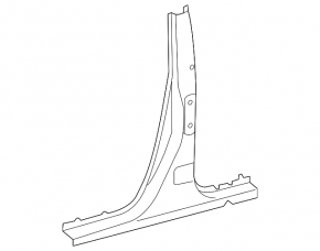 Left center pillar for Lexus Hs250h 10-12
