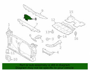 Infiniti Q50 14-20 Hood Lock Bracket