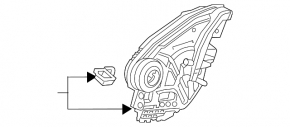 Honda Accord 18-22 rear right door lock