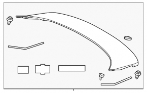 Toyota Prius 50 16-22 Trunk Spoiler