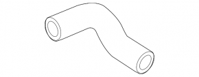 Lower right cooling pipe Audi Q7 4L 11-15 3.0