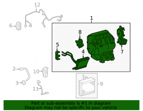 Toyota Camry V40 heater assembly