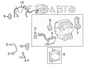 Toyota Camry V40 heater assembly