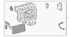 Heater assembly for Toyota Camry v70 18-24