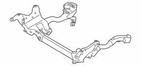 Front subframe Audi A4 B8 08-12 prerest