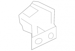 Upper front left door hinge Porsche Cayenne 958 11-17