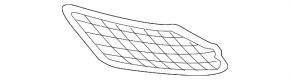 Right front bumper grille for Mercedes CLA 14-16 without fog lights