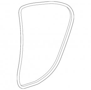 Rear left door seal for Mercedes GLA 15-20