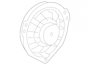 Speaker door rear left Mercedes GLS-class X166 13-19 Harman kardon