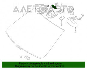 Temperature and humidity sensor Mercedes GLS-class X166 13-16