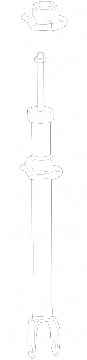 Shock absorber front left Mercedes C-class W205 300/400/450 15-21 AWD BILSTEIN