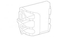 Left side member bump stop for Mercedes H247 GLA 20-26