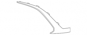 Front bumper cover right Mercedes EQE-class V295 23-25 AMG pkg