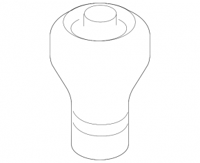 Gear knob Mazda 3 20-21 leather black, manual transmission