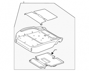 Lower motion sensor for Ford C-max MK2 13-18