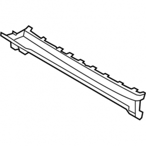 Radiator deflector lower rear Ford Ecosport 18-22