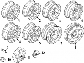 Spare tire for Lincoln MKZ 17-20 R17