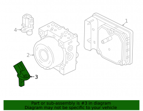 ABS Sensor Front Left Ford Escape MK4 20-22