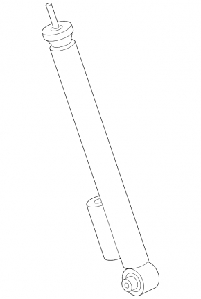Rear left shock absorber Land Rover Discovery 21-25 rest