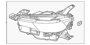 Mazda CX-50 23-26 LED front left headlight, adaptive