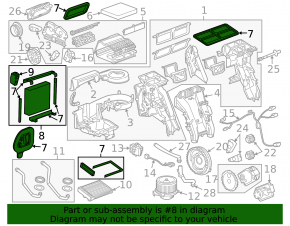 Chevrolet Cruze 11-16 Evaporator