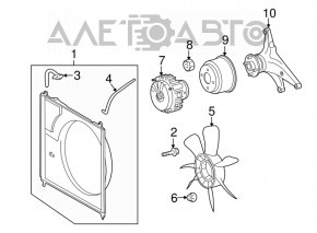 Lexus LX570 08-21 viscous coupling