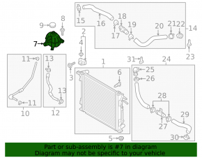 Coolant expansion tank Hyundai Tucson 16-21