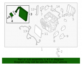 Evaporator Nissan Murano z52 15-