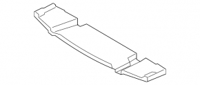 Lower radiator deflector Genesis G90 17-22 5.0
