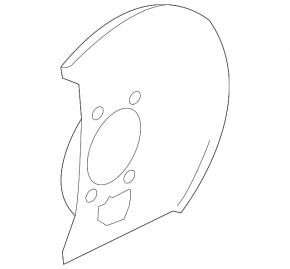 Front right protective cover for Nissan Leaf 11-12