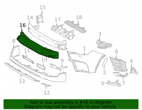 Lexus LX 22-26 Front Bumper Absorber