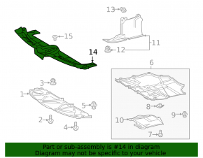 Toyota Corolla 20-22 US-built TV trim panel