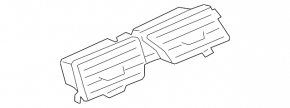 Front panel air duct deflector central BMW 5 G30 17-23