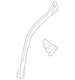 Lexus GX460 10-23 rear right door seal