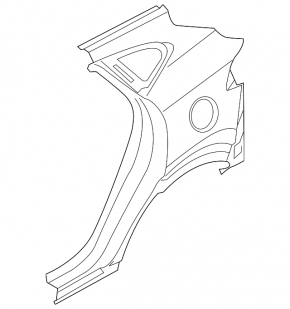 Quarter wing rear right Hyundai Tucson 16-21