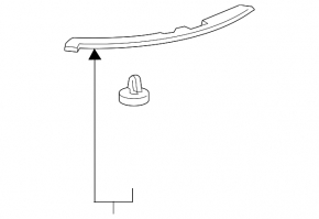 Hood seal right Honda CRV 17-22