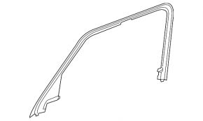 Door frame inner rear right Audi Q5 80A 18 - under curtain