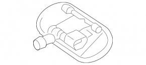 Right windshield washer nozzle with heating for Audi Q3 83A 19-25