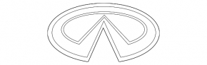 FX35 Infiniti FX35 FX45 03-08 Tailgate Emblem