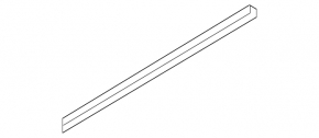 Glass seal inside front left door Ford C-max MK2 13-18
