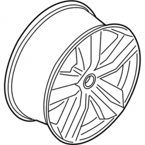 Wheel rim R19 Ford Mustang mk6 15-23 type 1