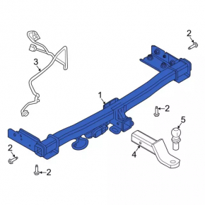 Ford Explorer 20- Rear Bumper Towbar